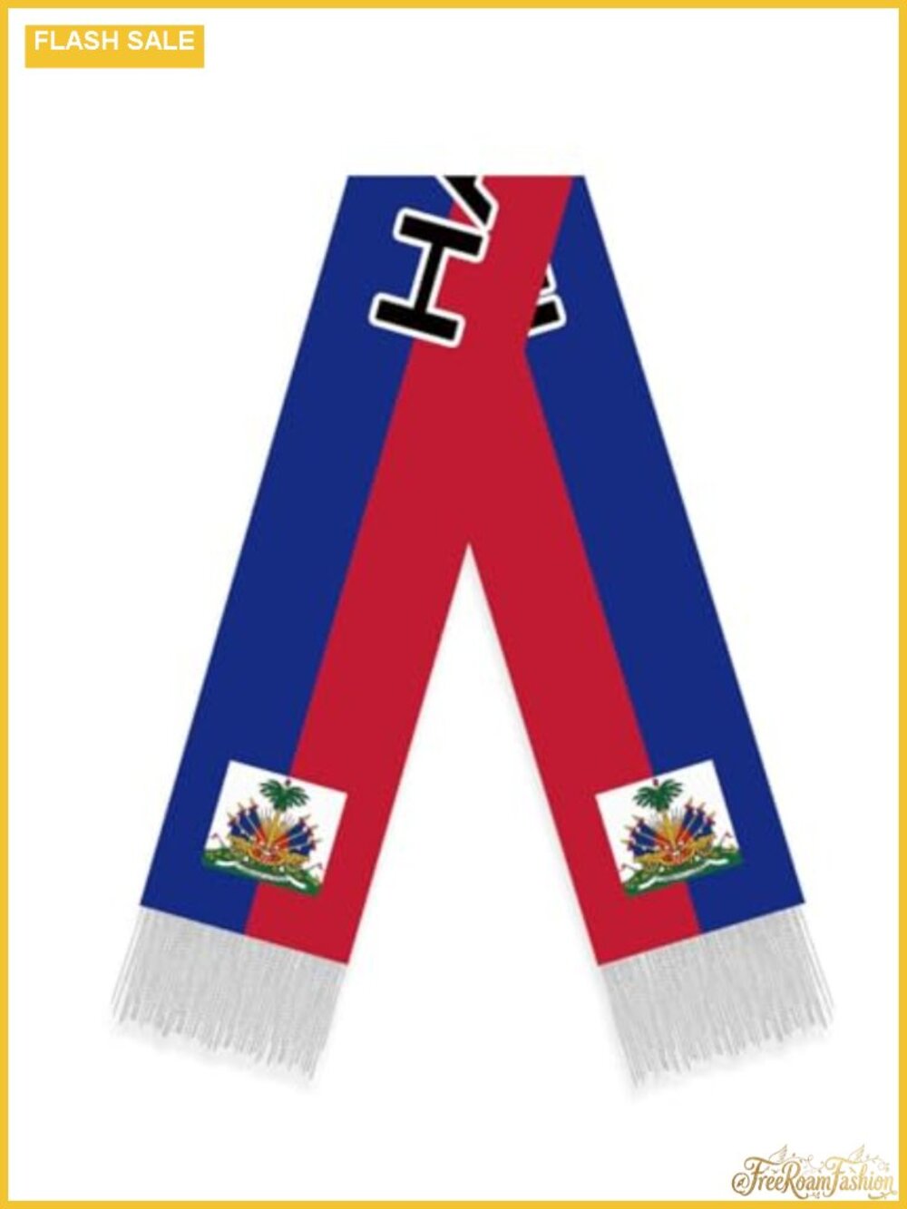 Haiti Flag Scarf 5FT Velvet Shawl Parade Graduation Decor